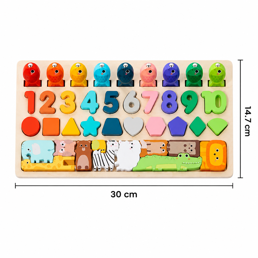 Board size 30 by 14.7 cm