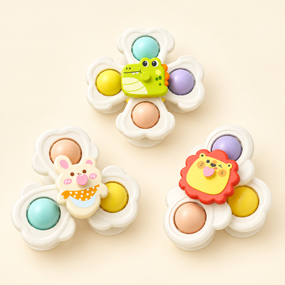 Animal suction spinners