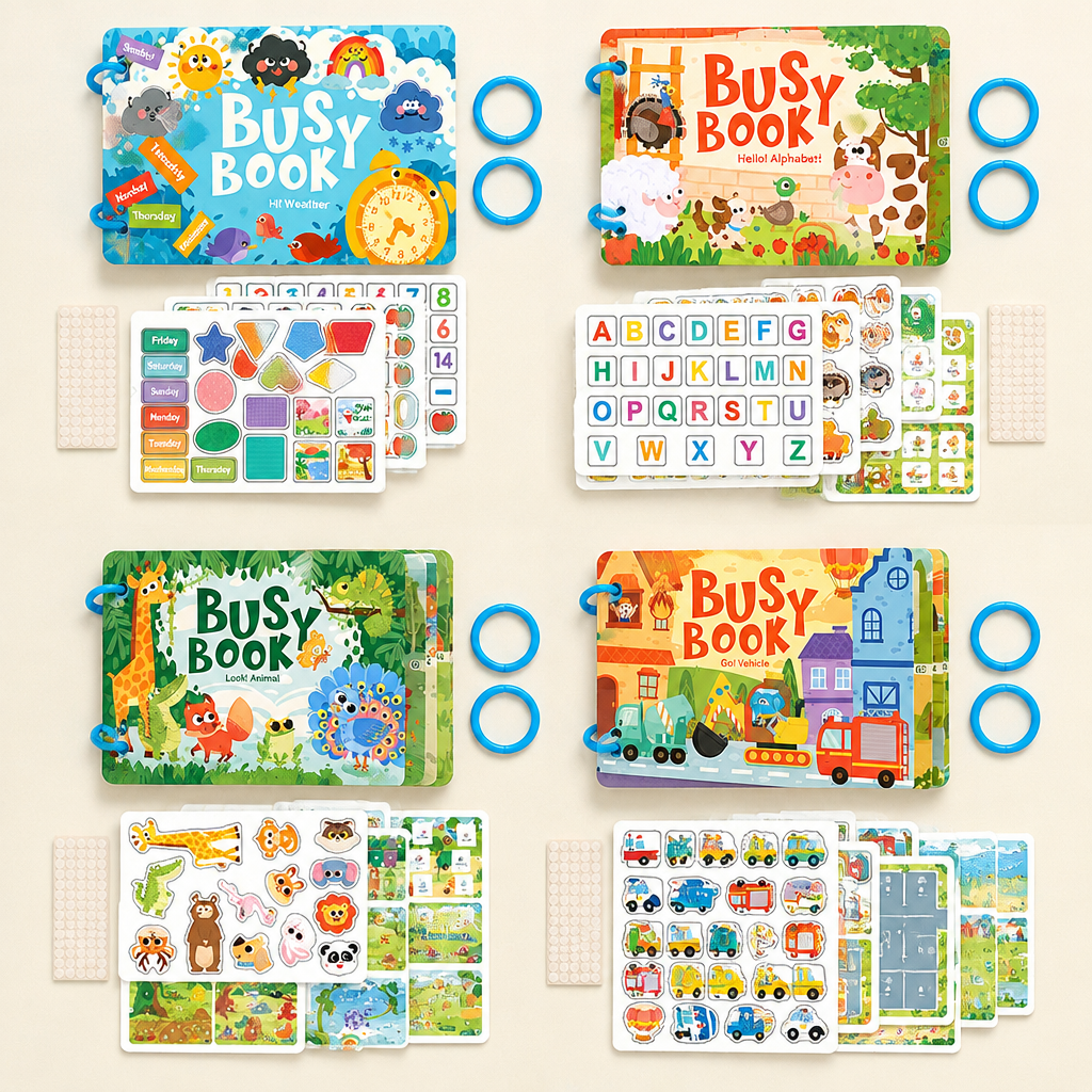 All four busy book themes
