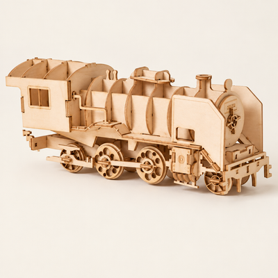 Montessori Wooden 3D Model Puzzle Kit
