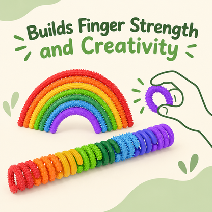 Skills the fidget sticks build infographic