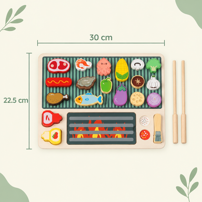 Wooden play food board dimensions