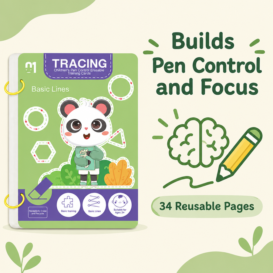 Skills the tracing workbook builds infographic
