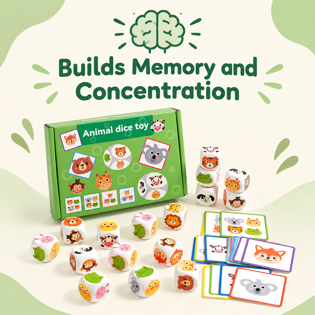 Skills the animal dice game builds infographic
