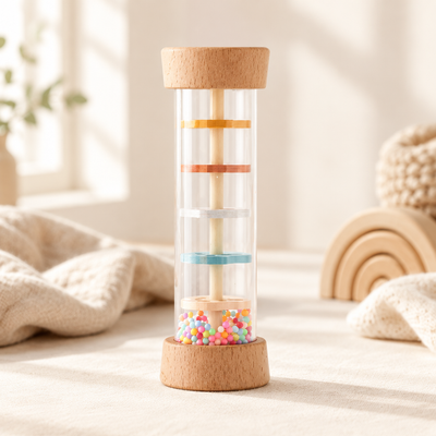 Montessori Wooden Rain Stick Rattle