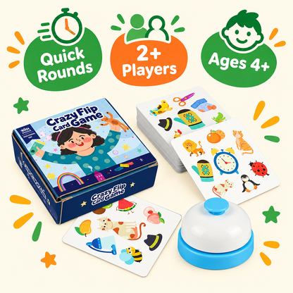 Quick rounds, 2 or more players, ages 4 and up