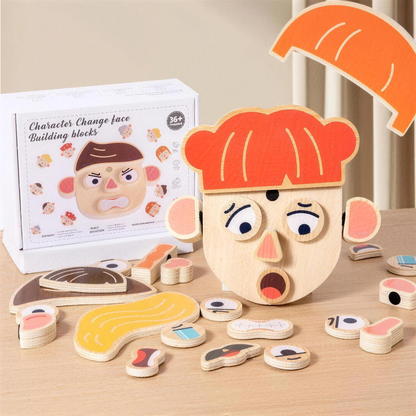 Character face blocks