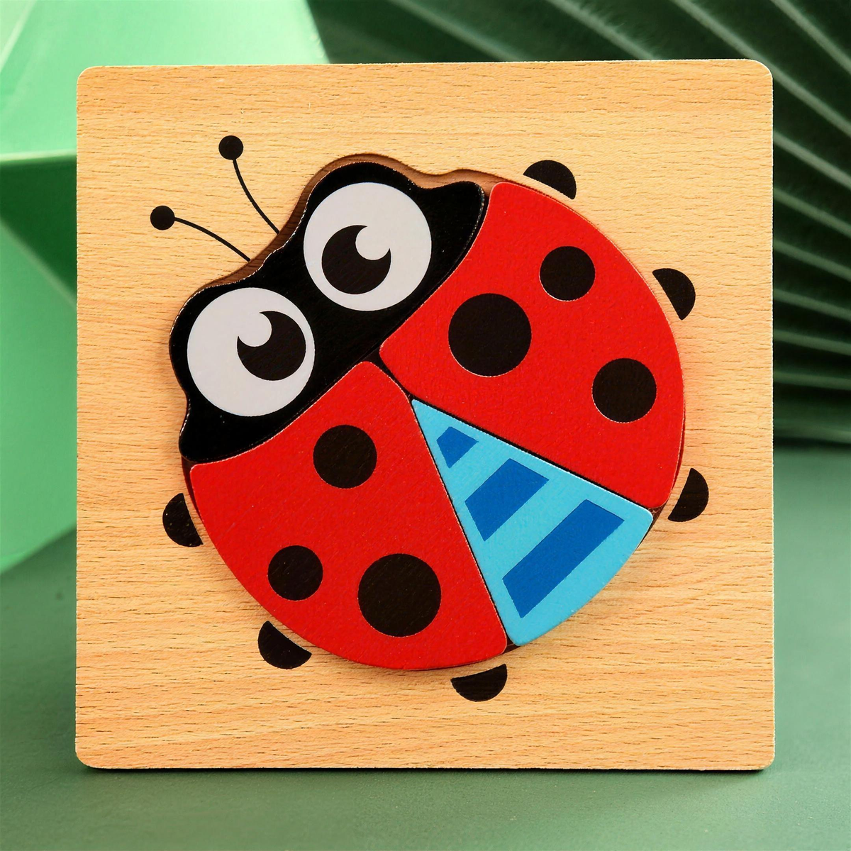 Montessori wooden animal shape puzzle