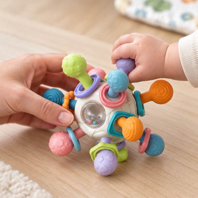 Montessori toy lifestyle hands