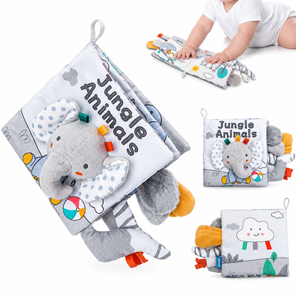 Montessori Soft Cloth Touch Book