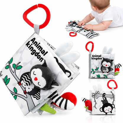 Montessori Soft Cloth Touch Book