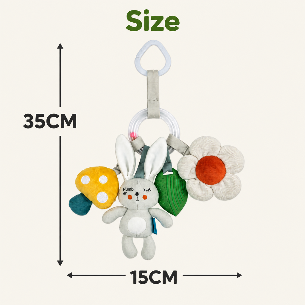 Plush hanging toy size 35 cm by 15 cm
