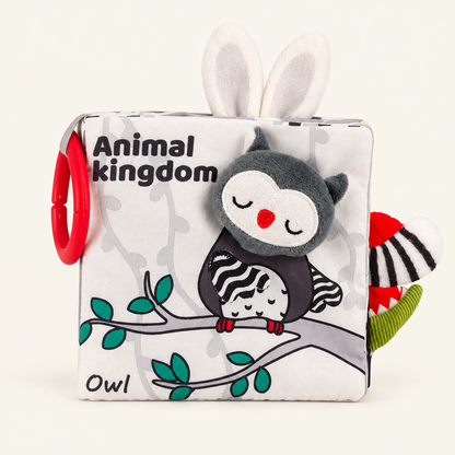 Montessori Soft Cloth Touch Book, Forest