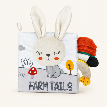 Montessori Soft Cloth Touch Book, Rabbit