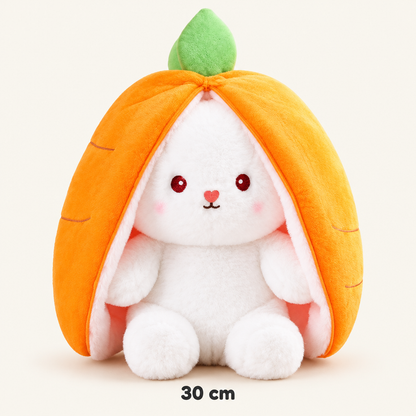 Carrot bunny plush, 30 cm