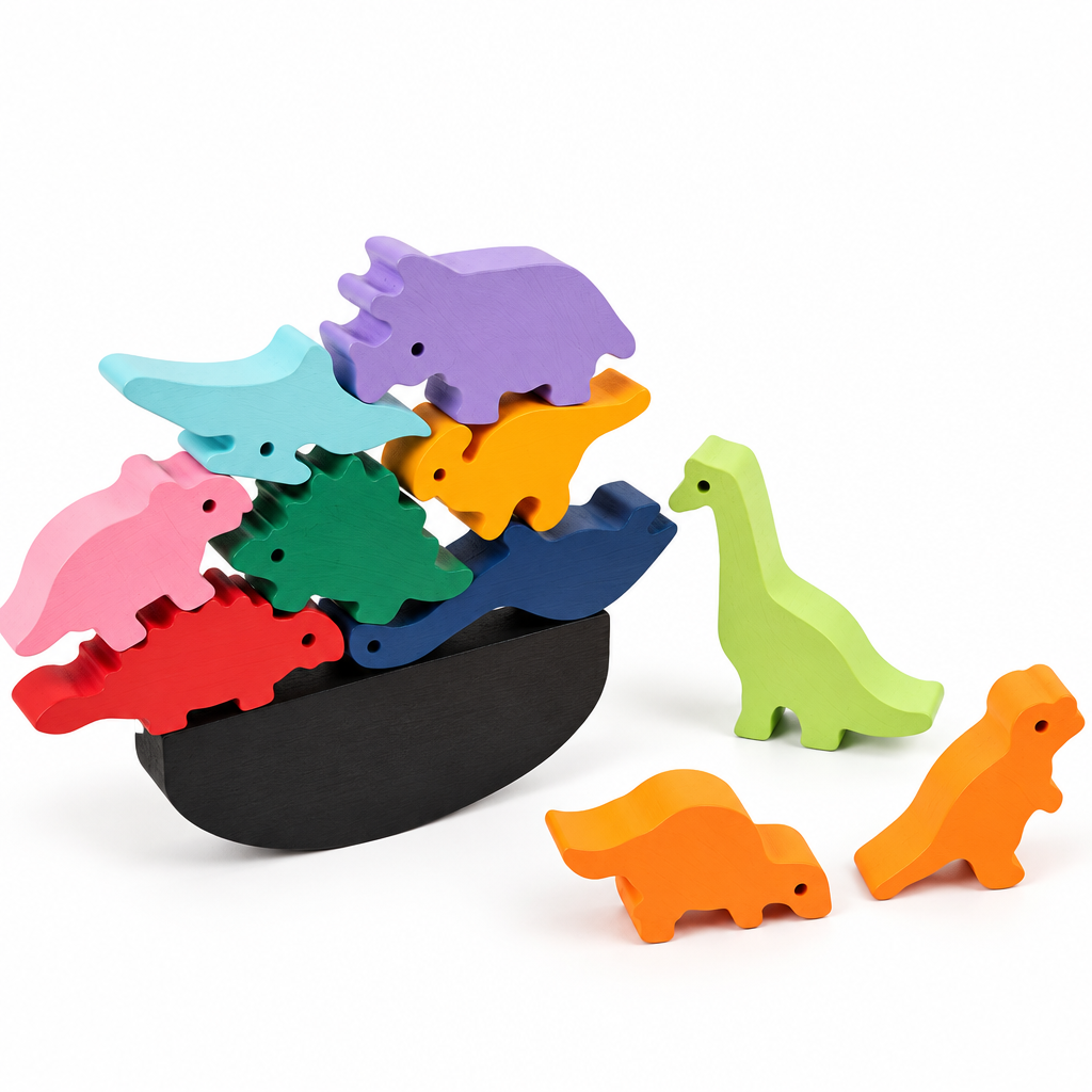 Dinosaur balance blocks