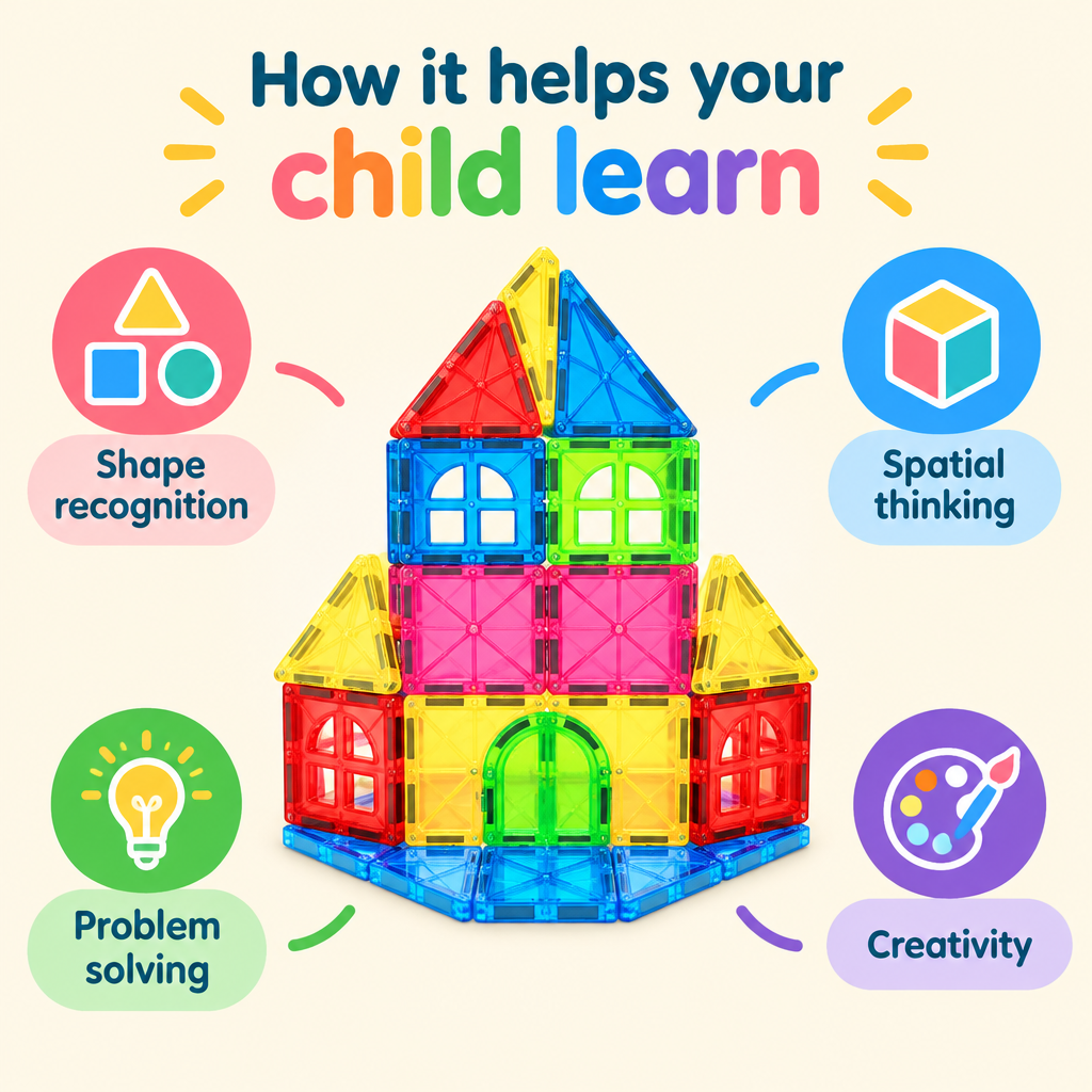 How magnetic tiles help your child learn